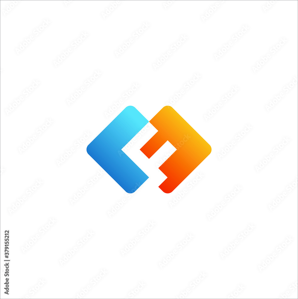 Letter F Modern Vector Logo Template Illustration Design Letter F Modern Vector Logo Template Illustration Design