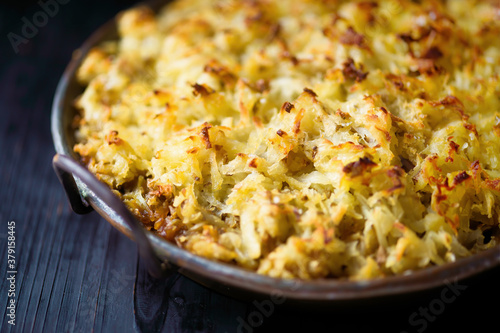 Cuadro en lienzo rustic baked potato romanoff gratin