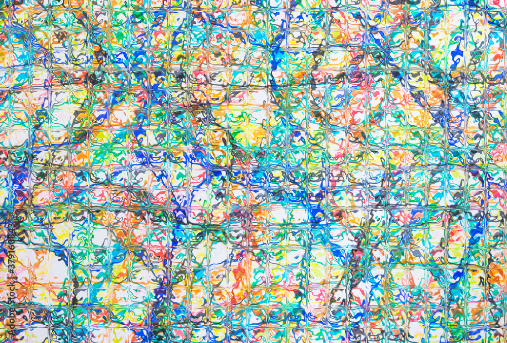 Ilustração e fundo abstrato colorido Ilustração e fundo abstrato colorido
