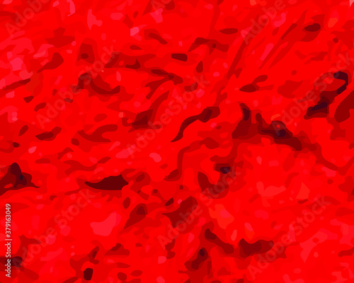 Abstract red texture background. Digital painting in oil painting style. Art template with textured brush strokes. Design for printed pictures, postcards, wallpapers, textile print, etc.