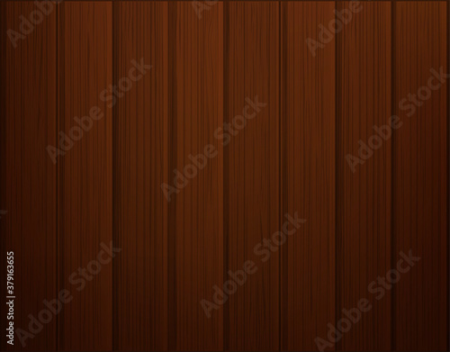 Dark wooden plank textured background vector illustration