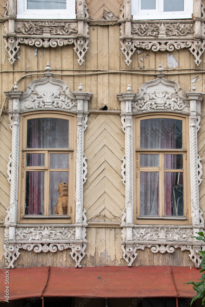 old windows in the old building old windows in the old building