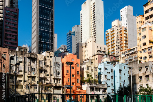buildings and cityscape in Hong Kong city