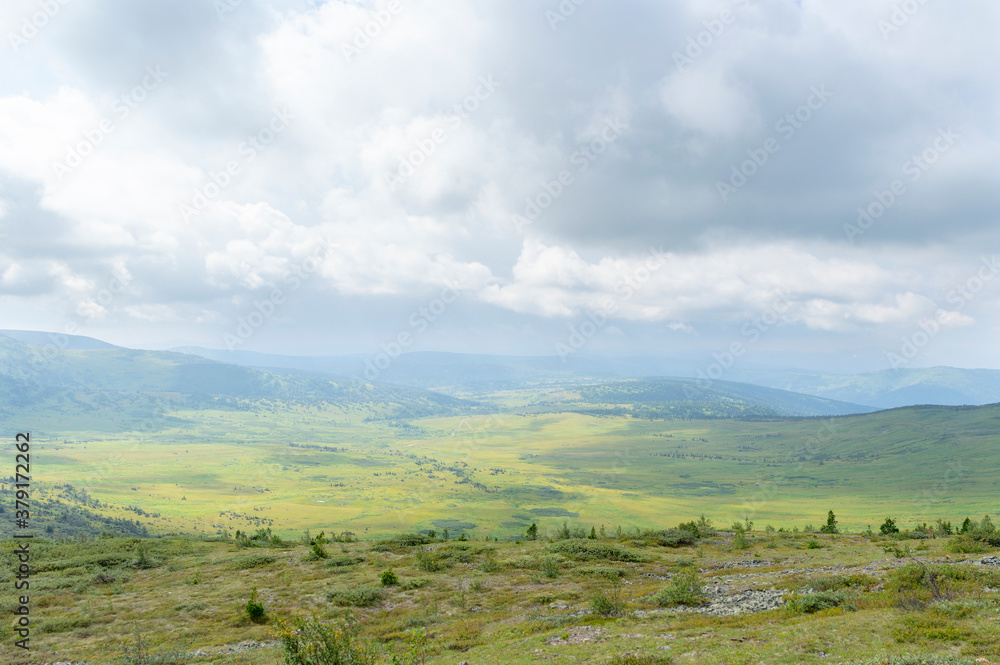 Fototapeta premium Beautiful mountain landscape in the Republic of Khakassia. Eastern Siberia, Russia