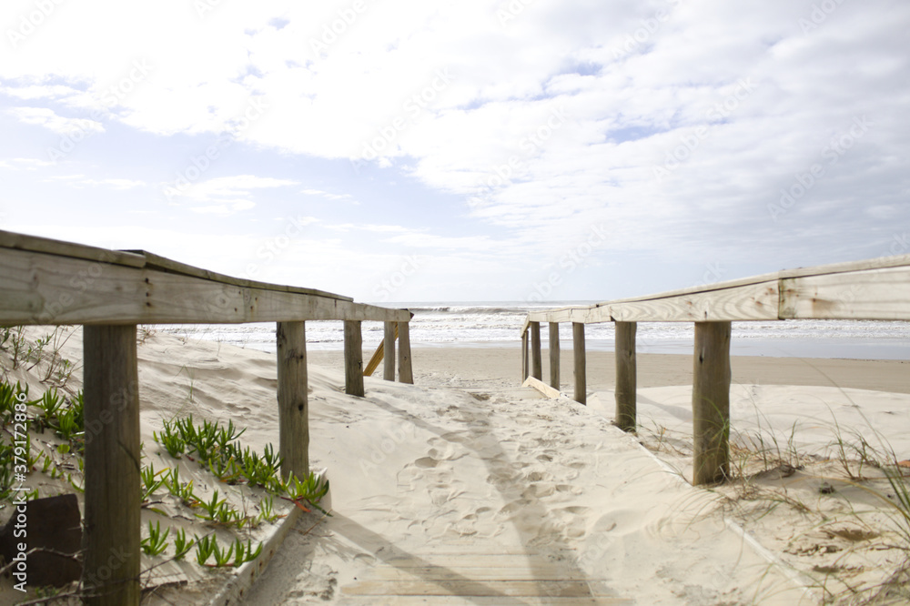 Access to Xangri-la beach in Brazil