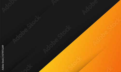 minimal orange gradient background, creative abstract digital background, vector modern landing page concept. photo