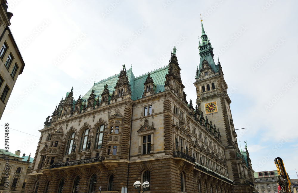 Fototapeta premium Hamburger Rathaus, Dutschland