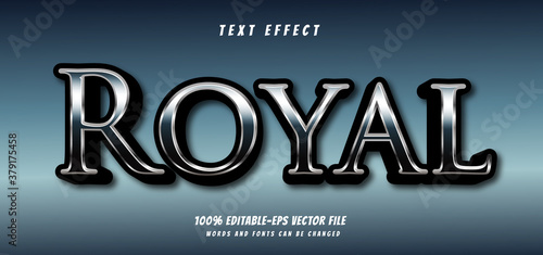 royal text effect editable vector file text design vector