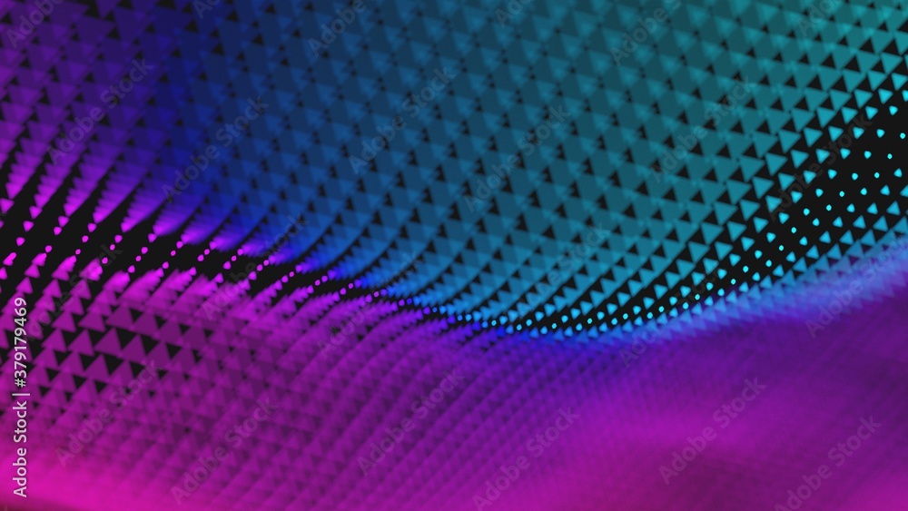 High technology, data grid visualization, information flow. Digital 3D render. High technology, data grid visualization, information flow. Digital 3D render.