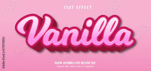 text effect editable vector file text design vector