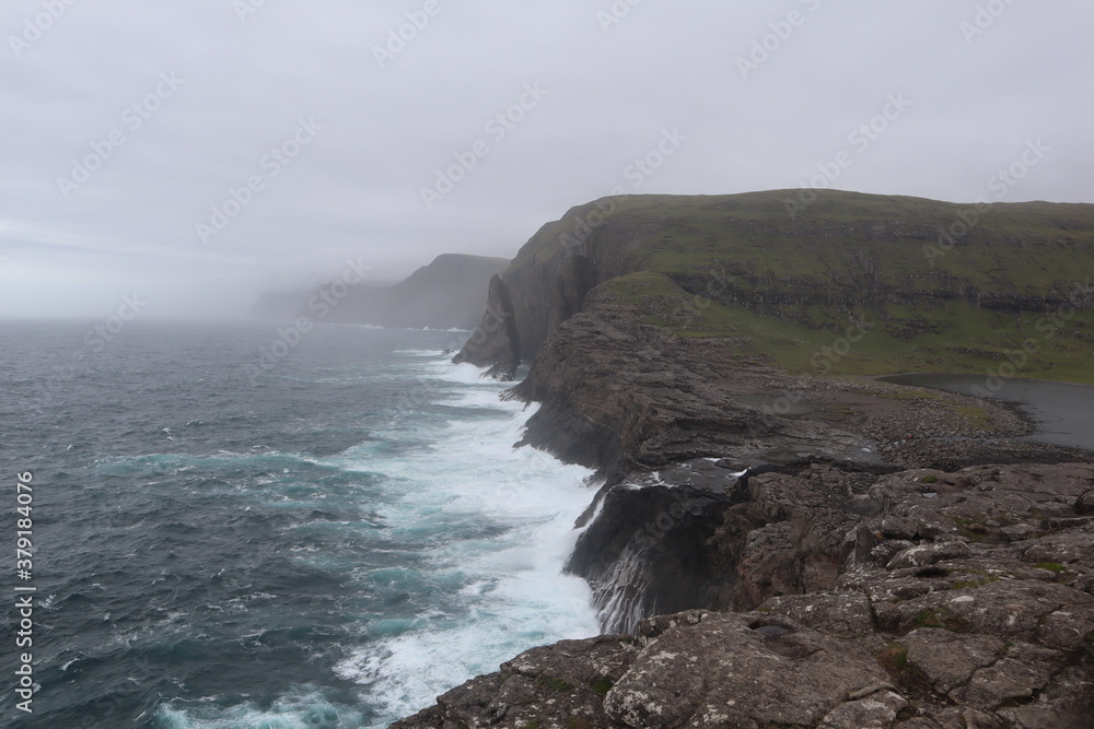 Bøsdalafossur waterfall, Färöer Island