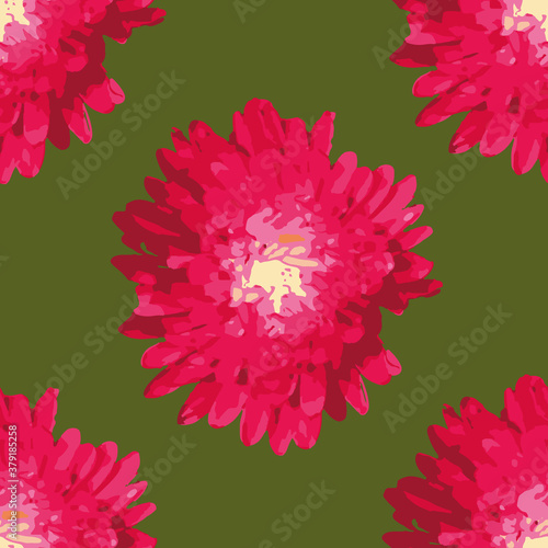 Beautiful color flower repeat pattern print background
