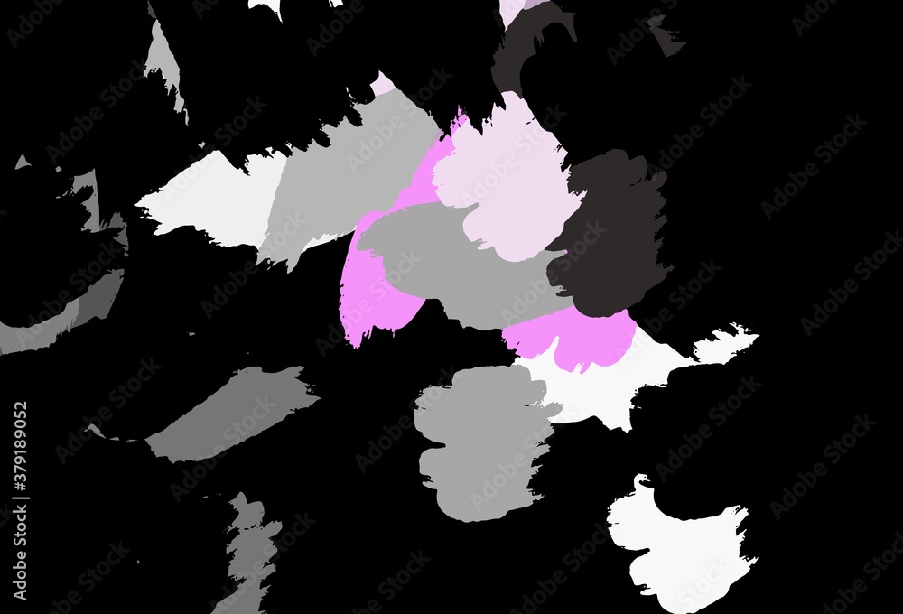 Obraz premium Dark Purple vector template with chaotic shapes.