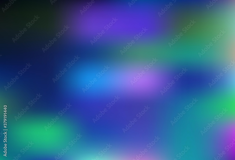 Dark Pink, Blue vector glossy abstract layout.