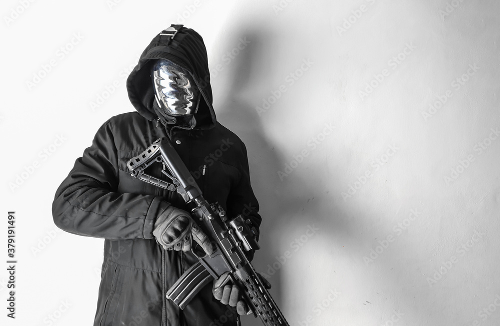 Fototapeta premium airsoft player