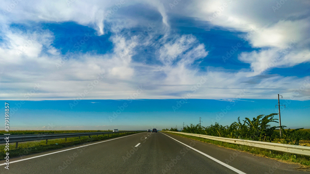 Fototapeta premium road to the sky