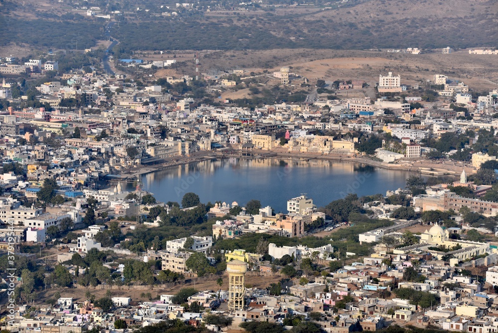 view of the city Pushkar