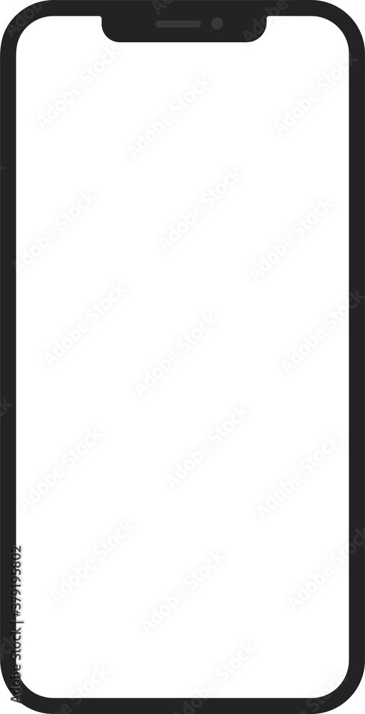 new vector Smartphone template for web interface, app demo mockup. No frames and blank screen on transparent backround new vector Smartphone template for web interface, app demo mockup. No frames and blank screen on transparent backround
