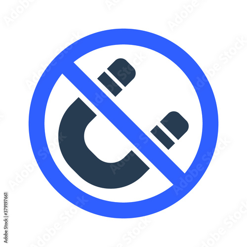 Magnet restriction icon