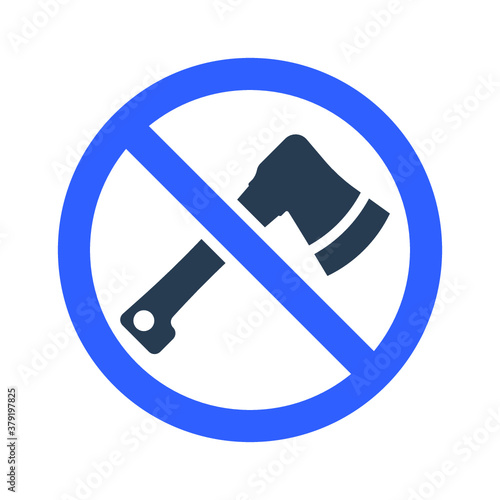 Axe restriction icon