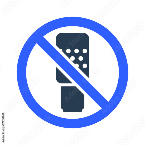No recording restriction icon