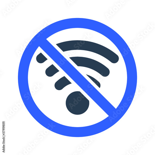 No WiFi restriction icon