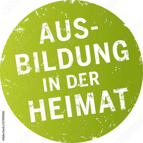 grüner Button Ausbildung in der Heimat