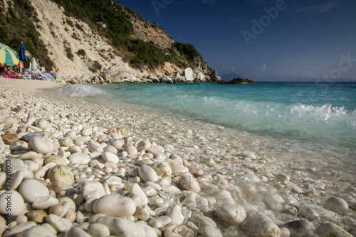Magnificent beach on the Greek Island of Lefkada