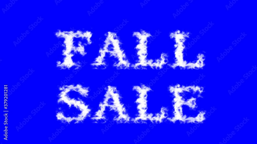 Fall Sale cloud text effect blue isolated background. animated text effect with high visual impact. letter and text effect. Fall Sale cloud text effect blue isolated background. animated text effect with high visual impact. letter and text effect.