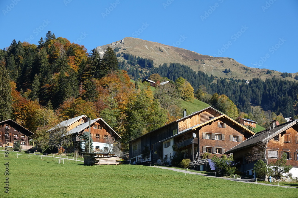 Sonntag, ein Bergdorf in Vorarlberg