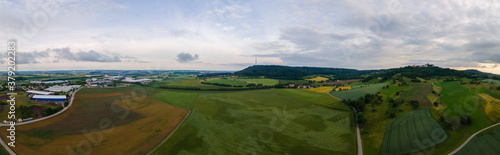 Ackerbau und weizen feld im hohenloher land hohenlohe landwirtschaft
