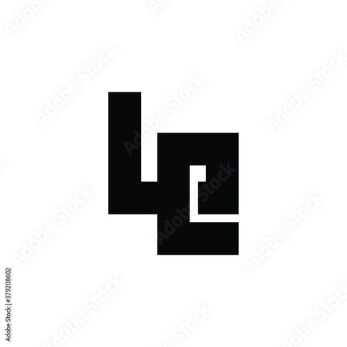 Free Download le initial based letter icon logo minimalist modern logo design template - GFXLoad