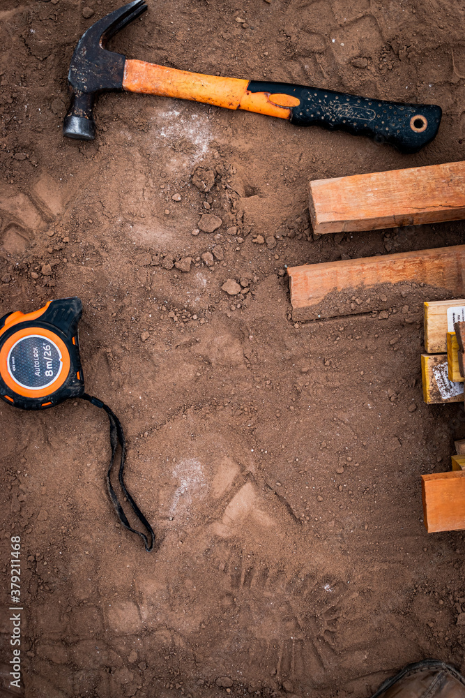 herramienta de construcción para fondos y diseños Stock Photo | Adobe Stock