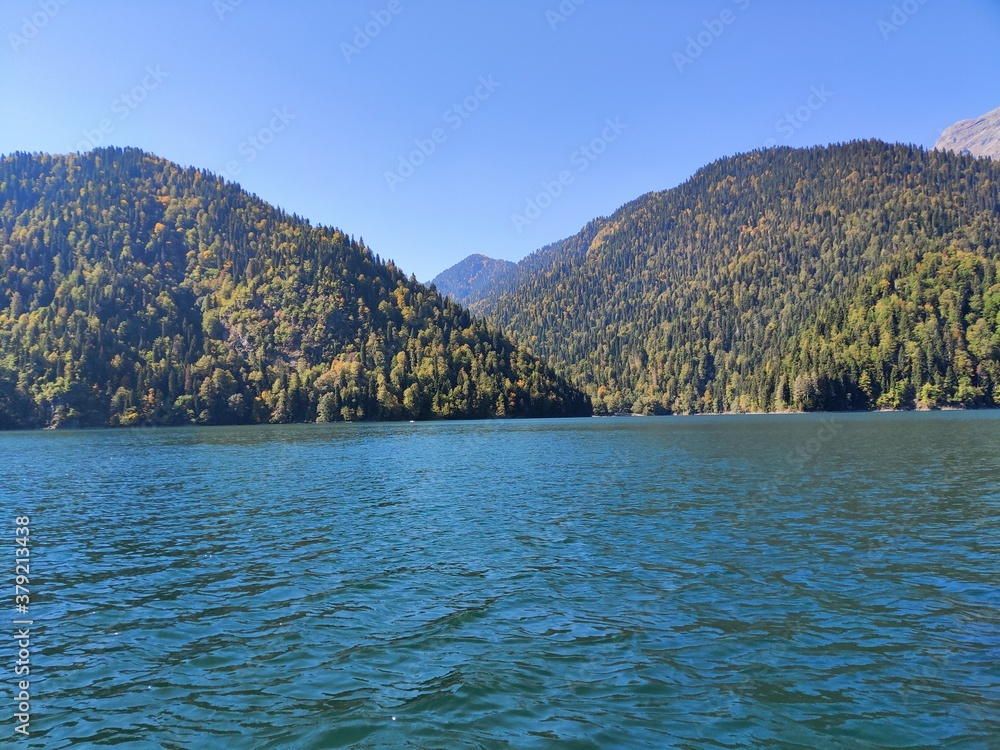 lake, lake in the mountains