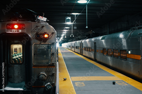 train on the station