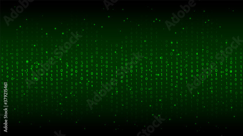 Matrix green background. Vector stock illustration for banner  card or poster