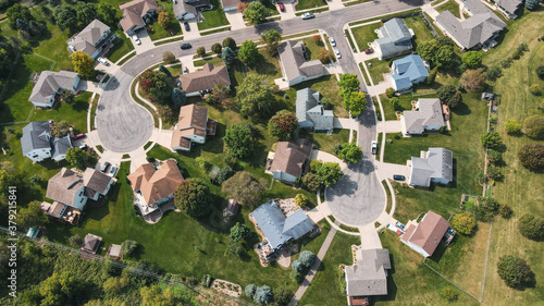 suburbia aerial  photo