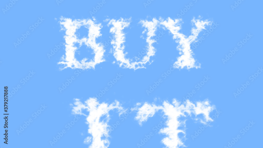 Buy It cloud text effect sky isolated background. animated text effect with high visual impact. letter and text effect. Buy It cloud text effect sky isolated background. animated text effect with high visual impact. letter and text effect.