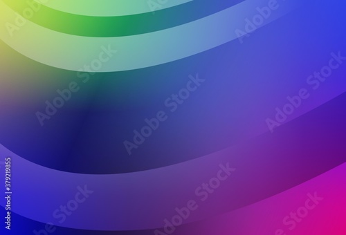 Light Multicolor vector blurred shine abstract template.
