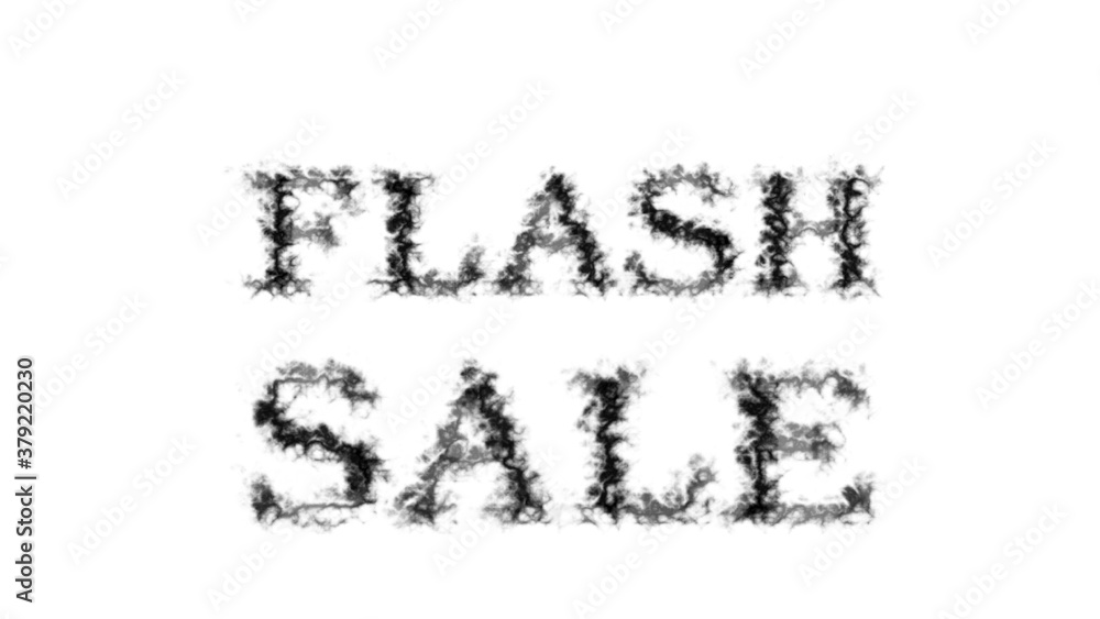 Flash Sale smoke text effect white isolated background. animated text effect with high visual impact. letter and text effect. Flash Sale smoke text effect white isolated background. animated text effect with high visual impact. letter and text effect.