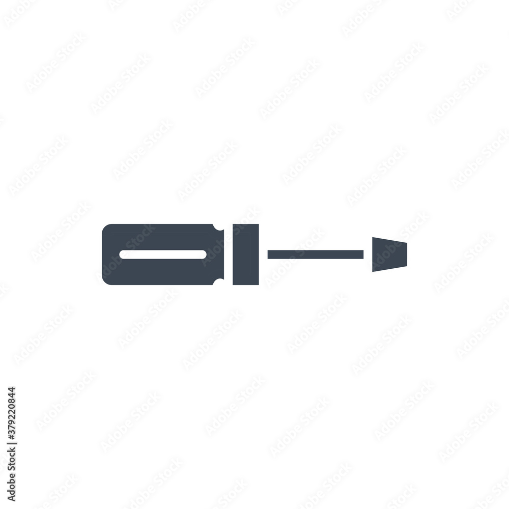Screwdriver Related Vector Glyph Icon. Isolated on White Background. Vector Illustration. Screwdriver Related Vector Glyph Icon. Isolated on White Background. Vector Illustration.