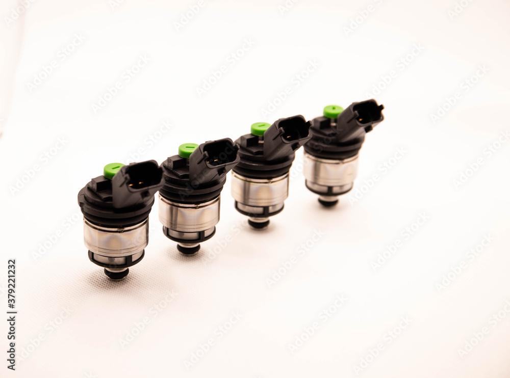 Spare parts of a car with an LPG system Stock Photo Adobe Stock