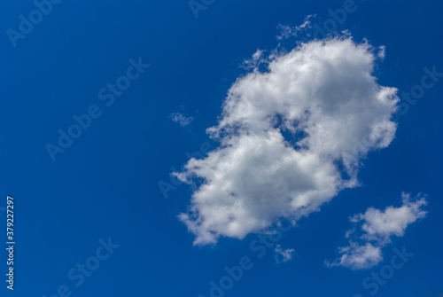 Aerial sky and clouds background