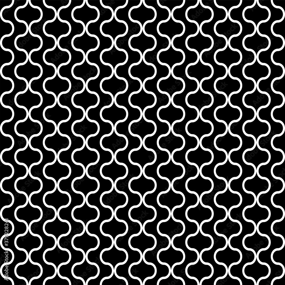 Abstract seamless black and white pattern. Abstract seamless black and white pattern.