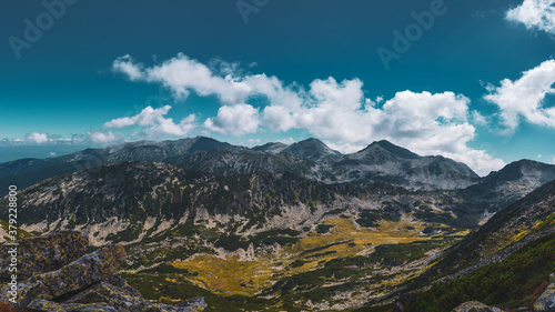 landscape at the top of the Retezat mountains