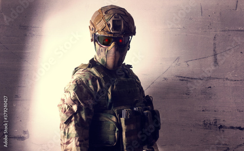 airsoft player