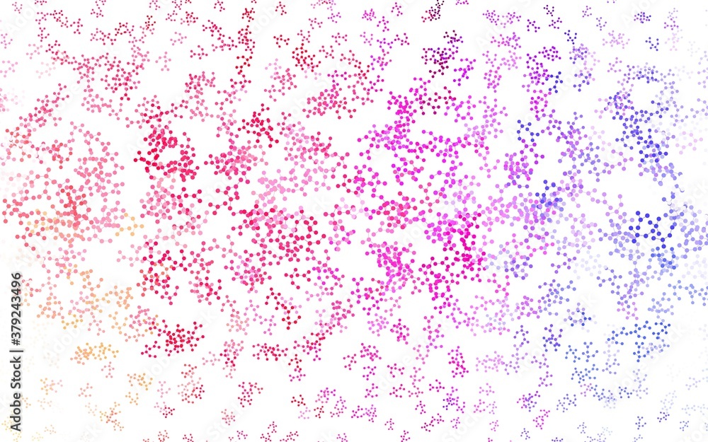 Light Blue, Red vector background with forms of artificial intelligence. Light Blue, Red vector background with forms of artificial intelligence.