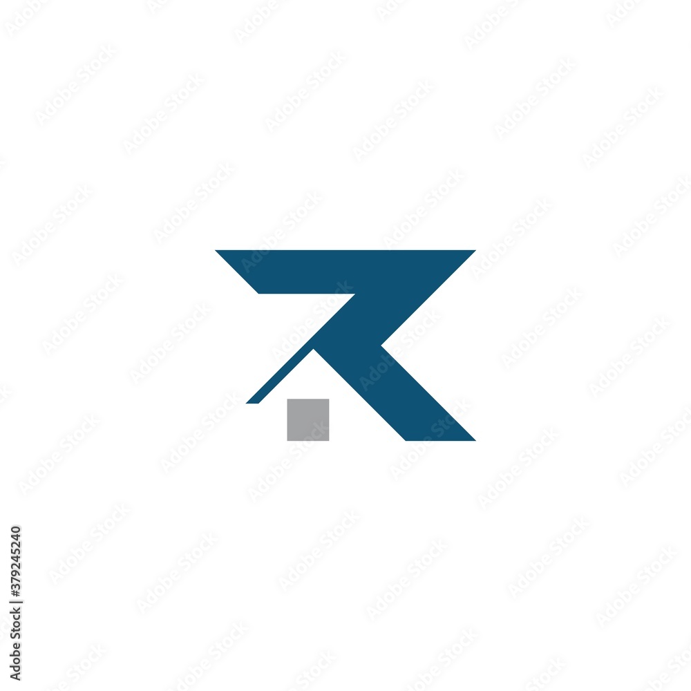 R house logo design vector template.Letter R symbol illustration R house logo design vector template.Letter R symbol illustration