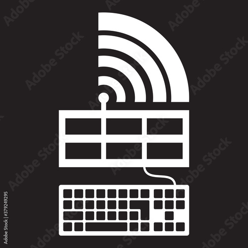virtual troll factory icon - fake news production illustration