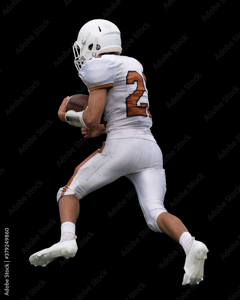 Amazing athletes making great catches, blocks, tackles, and runs during a competitive football game Amazing athletes making great catches, blocks, tackles, and runs during a competitive football game
